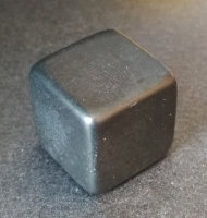 Бланк кубик квадрат Черный 18 мм