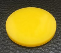 Фишка Круг 30 мм. желтый