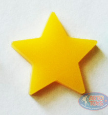 Фишка маркер звезда. Желтый.