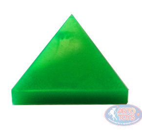 Фишка маркер. Треугольник зеленый. 18х18мм