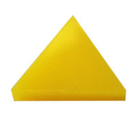 Фишка маркер. Треугольник желтый. 18х18мм
