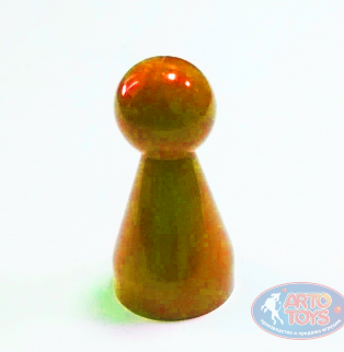 Фишка большая 20х40 оранжевая