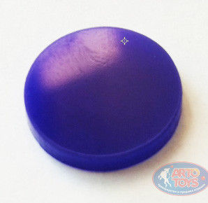 Фишка маркер. Круг синий. 18х18мм