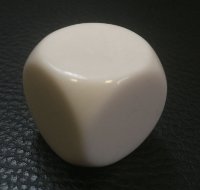 Кубик бланк 18 мм.белый