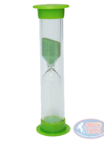 Часы песочные на 1 минуту цвет: Салатовый
