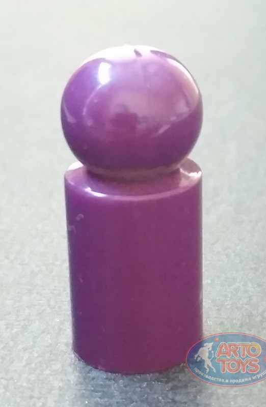 Фишка с шаром 13х30 мм Фиолетовая