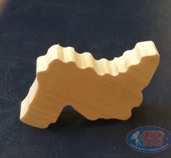 Крокодил из дерева