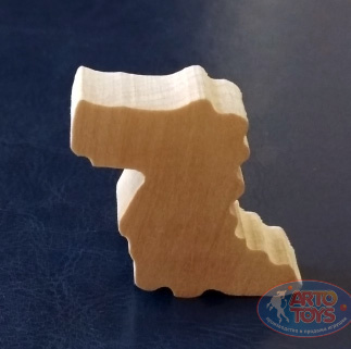 Крокодил из дерева