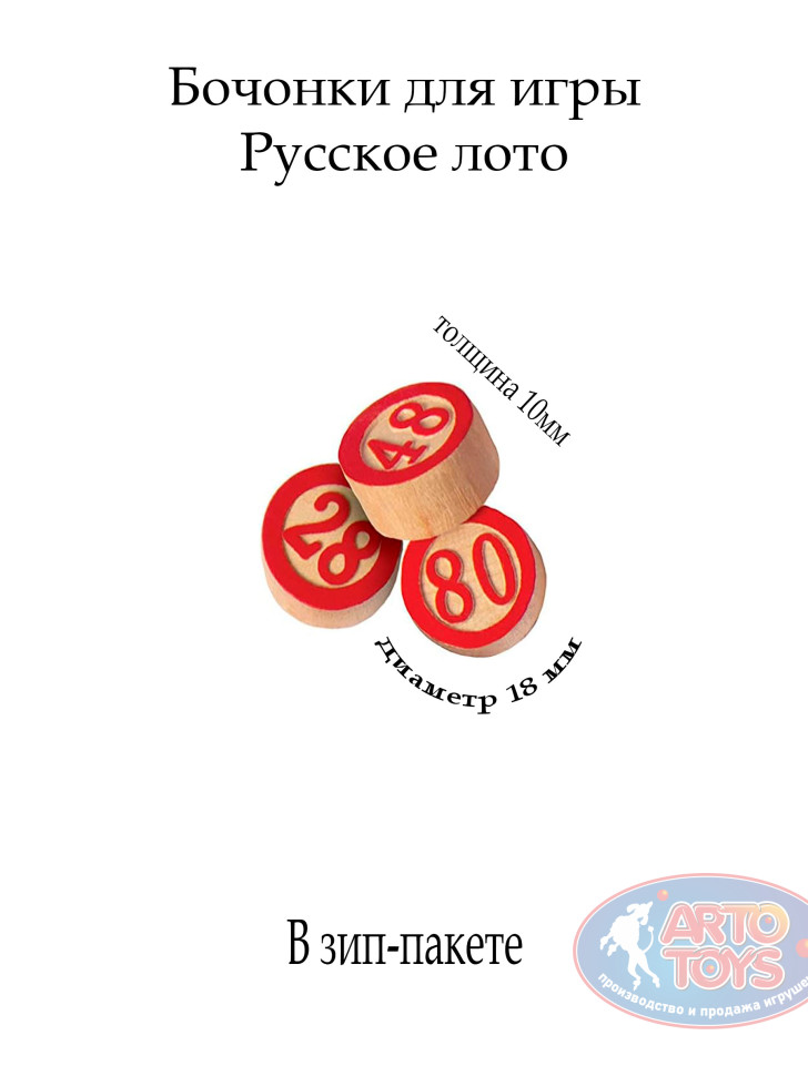 Бочонки Русское Лото 