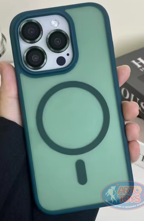 Чехол силиконовый для iPhone MAGNETIC 13 PRO MAX