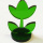 ​​Фишка Тюльпан Зеленый на подставке - ​​Фишка Тюльпан Зеленый на подставке