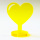 Фишка Сердечко желтое на подставке - Фишка Сердечко желтое на подставке